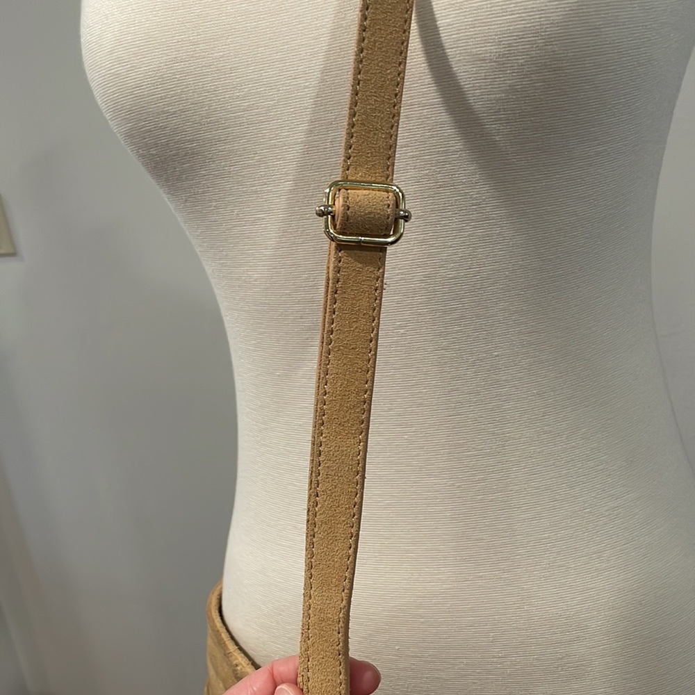 MARGOT GENUNE LEATHER SUEDE PURSE - Picture 4 of 10